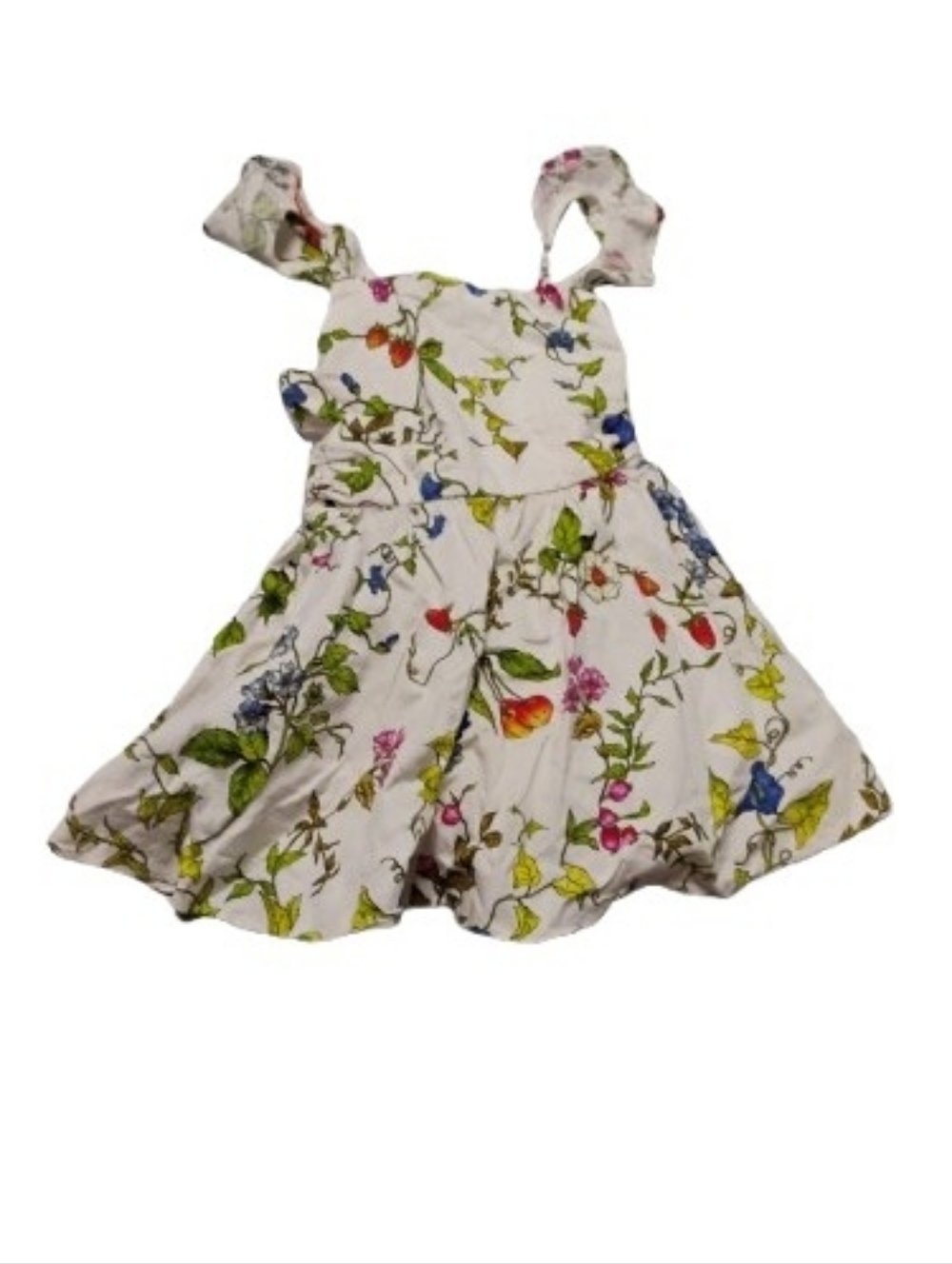 Milly Minis Floral Patterned Ruffle Strap Sundress Girls Sz 3